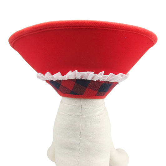 Flannel Soft Recovery Collar Red