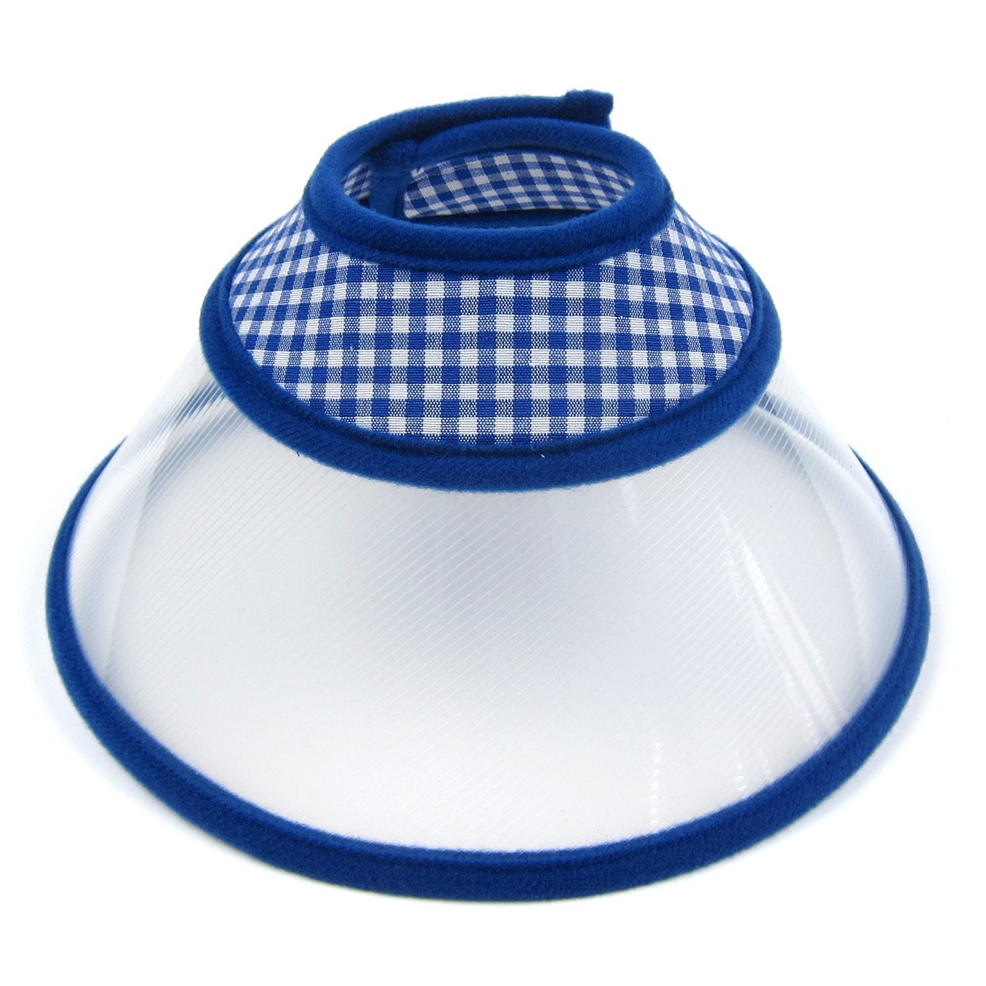 Zumi Recovery Collar with Soft Edge V2 Blue - Velcro Closure