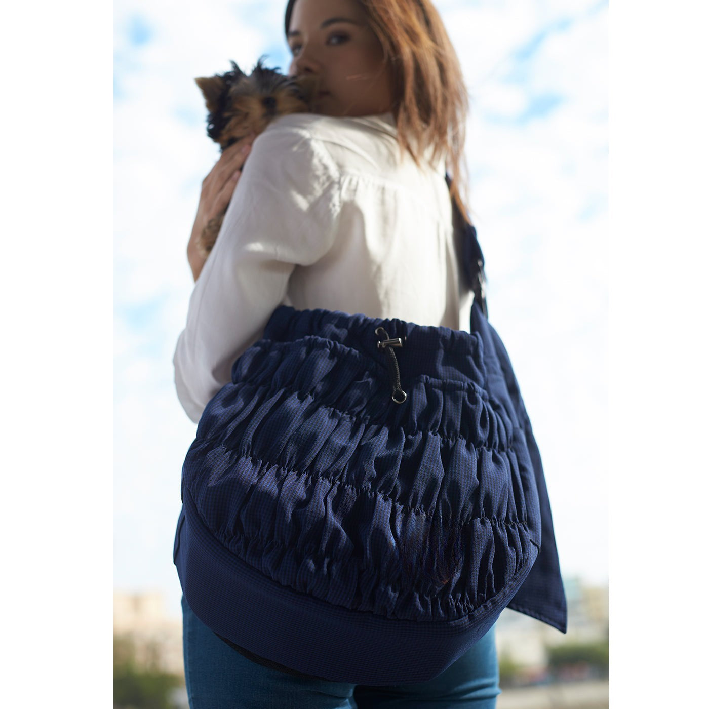 Pet 1-Sided Mesh Sling Carrier