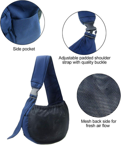 Pet 1-Sided Mesh Sling Carrier