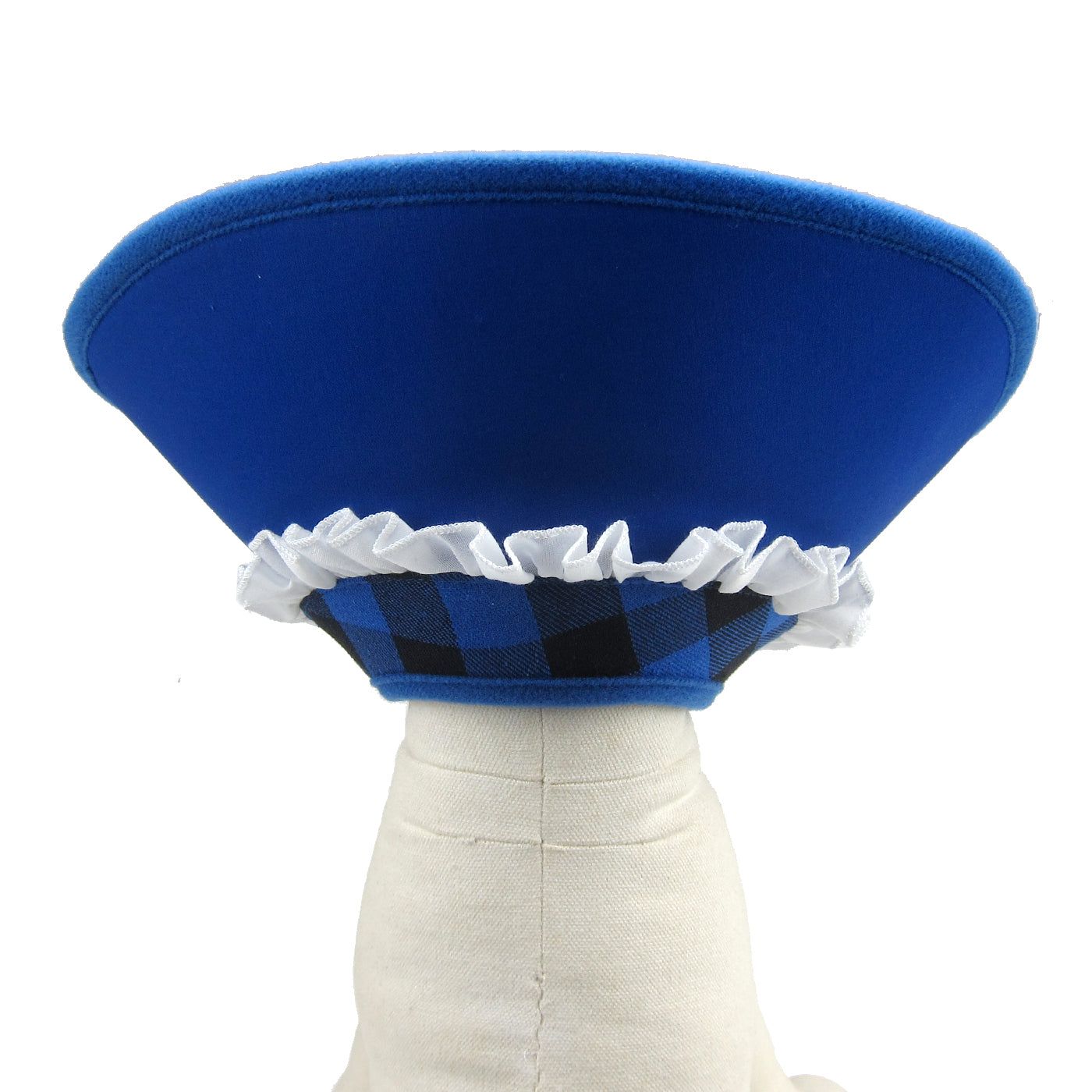 Flannel Soft Recovery Collar Blue