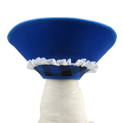 Flannel Soft Recovery Collar Blue