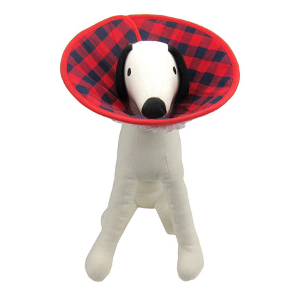 Flannel Soft Recovery Collar Red