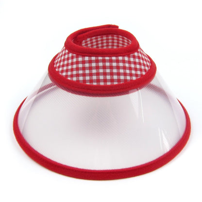 Zumi Recovery Collar with Soft Edge V2 Red - Velcro Closure
